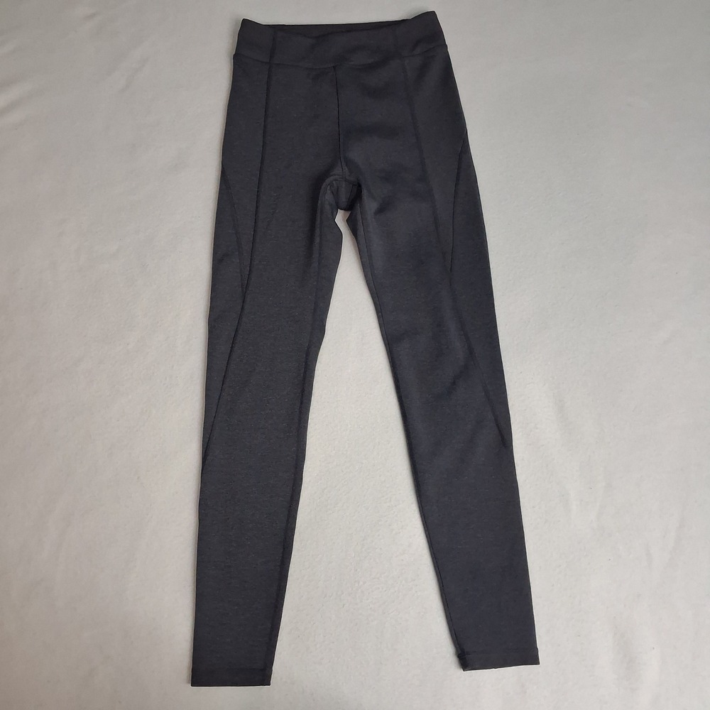 Ivy Park Womens High Waisted Activewear Sporty Leggings Charcoal Gray Size Small